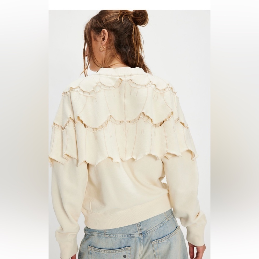 Free People Flutterscape Cardigan Sweatshirt - Picture 3 of 7